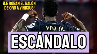 ESCÁNDALO BALÓN DE ORO ¡LE ROBAN EL PREMIO A VINICIUS PARA DÁRSELO A RODRI [upl. by Miguel]