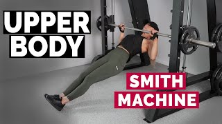 Unique Upper Body Exercises On The Smith Machine [upl. by Einnahpets]