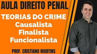 Teorias do Crime  Sistemas Penais  Teorias Penais  Causalista Finalista Clássica Funcionalista [upl. by Cressy]