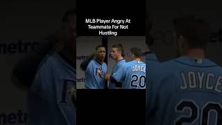 MLB Player Angry At Teammate For Not Hustling sports baseball mlb foryou [upl. by Ainesej360]