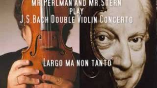 Itzhak Perlman and Isaac Stern play Bach Double Concerto 2 [upl. by Augustina]