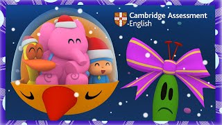 🇬🇧 POCOYO ITALIANO IMPARA LINGLESE con Cambridge Space Christmas 🎄👽 CARTONI ANIMATI per bambini [upl. by Quartus115]