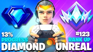 Diamond to Unreal SPEEDRUN Fortnite Ranked [upl. by Enilreug]