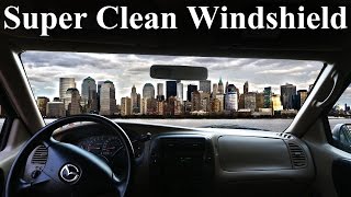 How to Super Clean the INSIDE of Your Windshield No Streaks [upl. by Gretel]