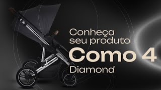 Conheça o carrinho de bebê Como 4 Diamond  ABC Design Brasil [upl. by Malanie]