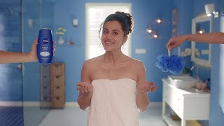 NIVEA Creme Care Shower Cream – moisturises better than a soap [upl. by Nylinnej775]