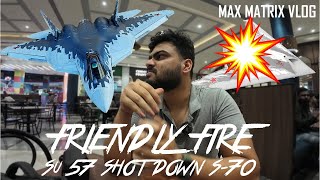 Friendly Fire  Su 57 shot down S70 Drone  Matrix Night Vlog [upl. by Aken]