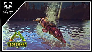 How To Tame Basilosaurus On Lost Island  ARK Survival Evolved [upl. by Laaspere740]