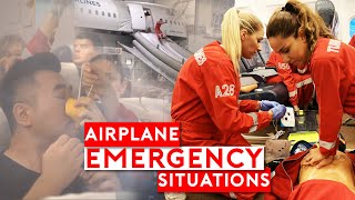 Airplane Emergency Situations  How Cabin Crew Handle It [upl. by Oidiple]