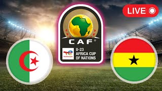 🔴 LIVE Algeria u23 vs Ghana u23 Africa u23 Cup of Nations Qualification 2023 [upl. by Goulden]