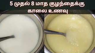 5 to 8 Months Baby Food  Baby Food  Apple Puree  Rice Porridge  Homely Princess [upl. by Katti556]