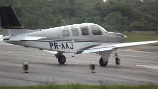 Beechcraft Bonanza A36 Decolagem em Angra dos Reis RJ [upl. by Shanan197]