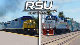 UPDATE TIME Rail Sim Universe Railfanning 125 [upl. by Udela]