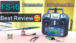 Flysky FSi6 Transmitter amp Receiver Best Review  😍 fsi6transmitterreview fsi6 diyprojects [upl. by Enomor]