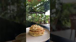 RECETA DE PANCAKES ALTOS EN PROTEINA [upl. by Devlin935]