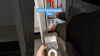 💡⚡⚡HVAC Panel Main Megger Test कैसे करते हैं testing megger hvac electrical [upl. by Sissie290]