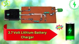 Amazing 37 Volt Lithium Battery Charger electronicsprojects [upl. by Tiffa]