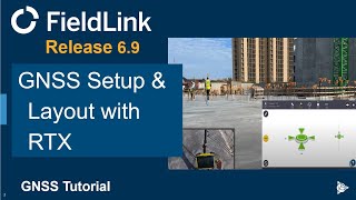 Trimble FieldLink 69 GNSS Setup amp Layout with RTX [upl. by Hedy]