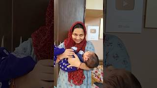 Baby k hath chhuppa diye mother family baby minivlog mom [upl. by Todd]