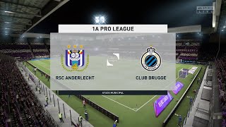 ⚽ Anderlecht vs Club Brugge ⚽  Belgian Pro League 20052021  Fifa 21 [upl. by Sidra]