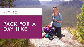 How to Pack for a Day Hike [upl. by Levania]