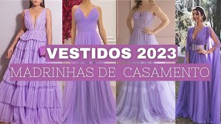 🟣Vestidos LAVANDA e LILÁS para madrinhas de CASAMENTO [upl. by Linn]