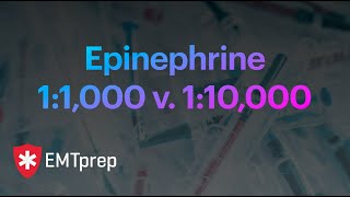 Epinephrine 11000 v 110000 [upl. by Oigroeg558]