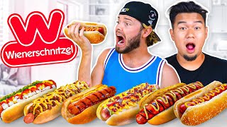 Eating EVERY Wienerschnitzel Hot Dog To See Which Is Best [upl. by Nicolle]