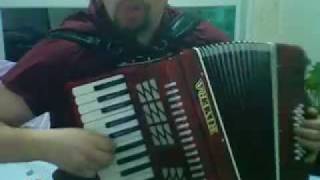 Klezmer Khristmas Songs Minor Key Jingle Bells on Acordion [upl. by Slein]