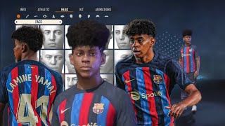 FIFA 23  How To Create Lamine Yamal 🇪🇸 [upl. by Salome129]