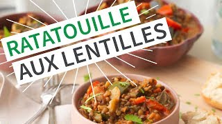 Ratatouille aux lentilles au Thermomix® [upl. by Nylirehs241]