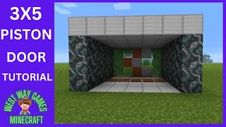 3x5 Piston Door Simple Tutorial [upl. by Gabriele]