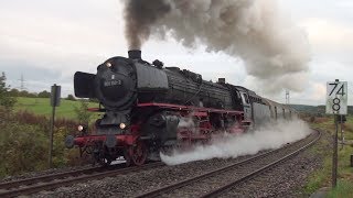 Schnellzugdampf ohne Fahrdraht  01 150 am Niederrhein und in der Eifel HD [upl. by Morven404]