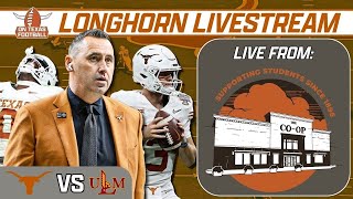 Longhorn Livestream  From the CoOp  Texas vs ULM  Arch Manning  Recruiting Updates  SEC [upl. by Eylloh]