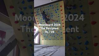 Moonboard Benchmark The Percipient 7b  V8 [upl. by Nanerb]