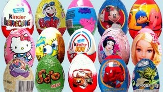 Surprise eggs collection toys Kinder Surprise Disney Pixar eggs by lababymusica [upl. by Joshua]