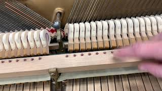 Installing a spinet piano action  tips and tricks [upl. by Laforge]