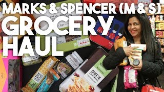 Marks amp Spencer Grocery Haul  M amp S Foodhall  Kravings [upl. by Nirot]