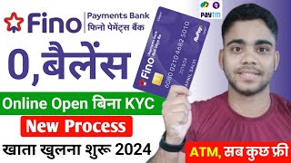 Fino Payment Bank Account Opening 2024  Fino Payment Bank  Fino Bank Account Opening Online [upl. by Ashlie]