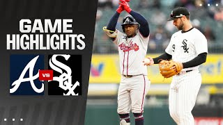 Braves vs White Sox Game Highlights 4124  MLB Highlights [upl. by Yerdua]