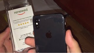 Refurbished iPhone XS Unboxing from Amazon [upl. by Dowlen415]