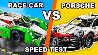 Porsche 911 RSR VS LEGO Technic 42039 Racing Car  Treadmill [upl. by Torruella]