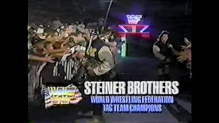 Steiner Brothers amp Tatanka vs Blake Beverly amp Well Dunn All American July 18th 1993 [upl. by Htaras]