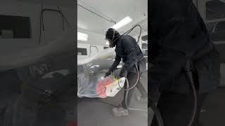 AUTOBODY SPRAYING SOFT SEALER EDGE [upl. by Llehcal291]