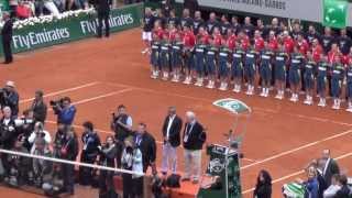 Usain Bolt gives the trophy to Rafael Nadal HD [upl. by Llyrpa774]