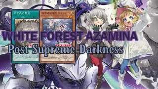 NEW WHITE FOREST AZAMINA deck Oct2024  Post Supreme Darkness [upl. by Brag]