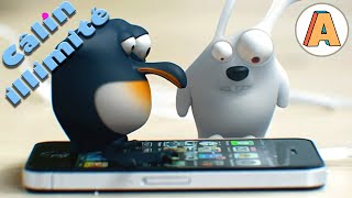 The Babioles use a phone for the first time  Câlin illimité  Funny Animation by Mathieu Auvray [upl. by Ermina]