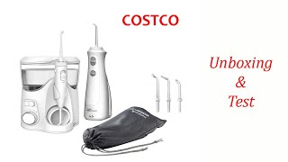 Waterpik Ultra Plus and Cordless Pearl Water Flosser Combo Pack  Costco  Unboxing amp Test [upl. by Spears]