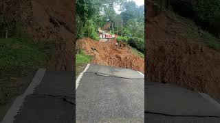 The condition of the TamparuliKiulu Road which is currently damaged [upl. by Oam]