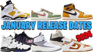 JANUARY 2024 AIR JORDAN  NIKE RELEASE DATES 🔥🔥🔥 [upl. by Zerep]